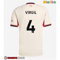 Moške Nogometnih dresov Liverpool Virgil van Dijk #4 Gostujoči 2025-26 Kratki rokavi